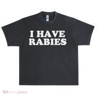 I Have Rabies Urban Oversized Heavyweight T-Shirt thumb 0