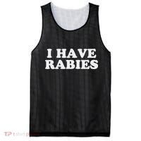 I Have Rabies Mesh Reversible Basketball Jersey Tank thumb 0
