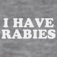 I Have Rabies Women's Racerback Cropped Tank thumb 2