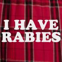 I Have Rabies Women's Flannel Plaid Pajama Pants thumb 2