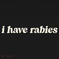 I Have Rabies Funny Unhinged Meme Gift T-Shirt thumb 7