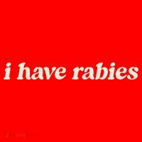 I Have Rabies Funny Unhinged Meme Gift Santa Hat thumb 1