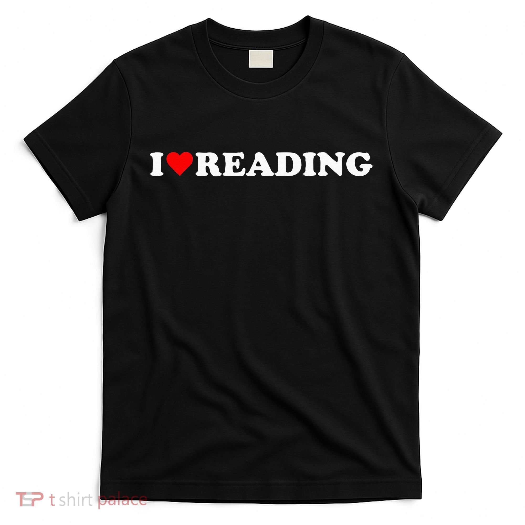 I Heart Reading I Love Reading Cute Red Heart Books Lover T-Shirt