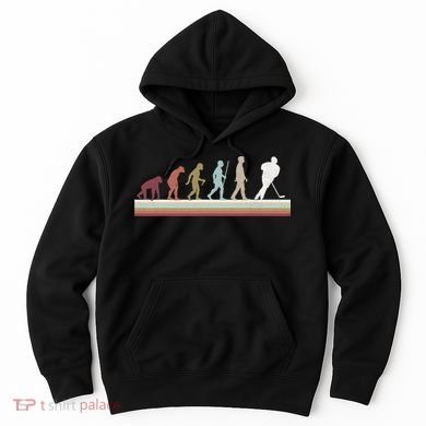 Ice Hockey Retro Evolution For Hockey Player Hoodie