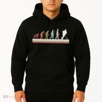 Ice Hockey Retro Evolution For Hockey Player Hoodie thumb 2