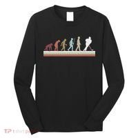 Ice Hockey Retro Evolution For Hockey Player Long Sleeve Shirt thumb 0