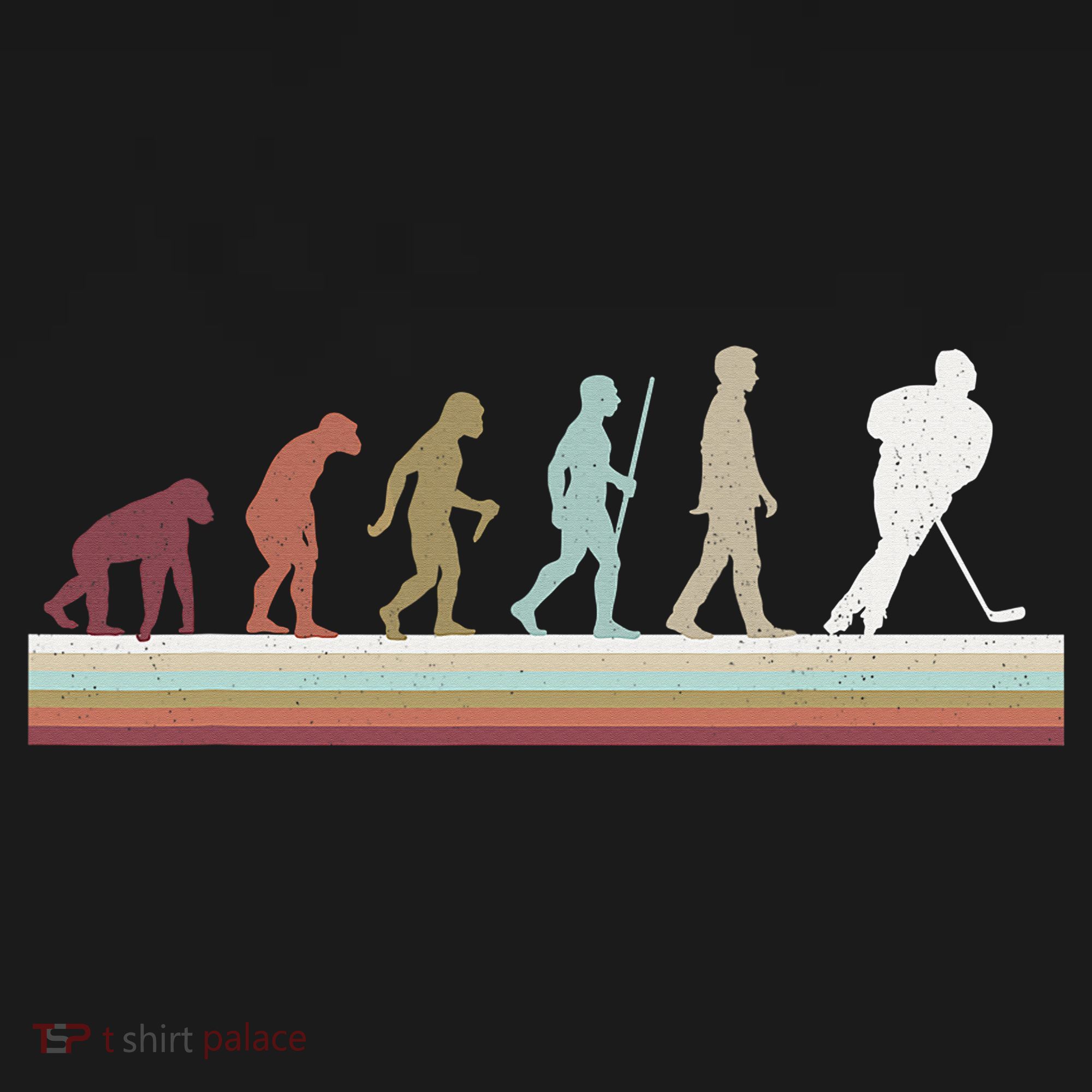 Ice Hockey Retro Evolution For Hockey Player Sweatshirt