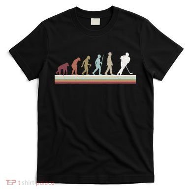 Ice Hockey Retro Evolution For Hockey Player T-Shirt