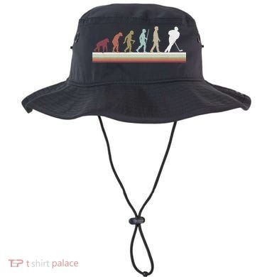 Ice Hockey Retro Evolution For Hockey Player Bucket Hat