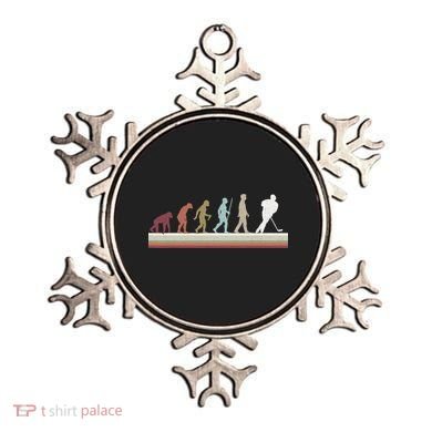Ice Hockey Retro Evolution For Hockey Player Ornament