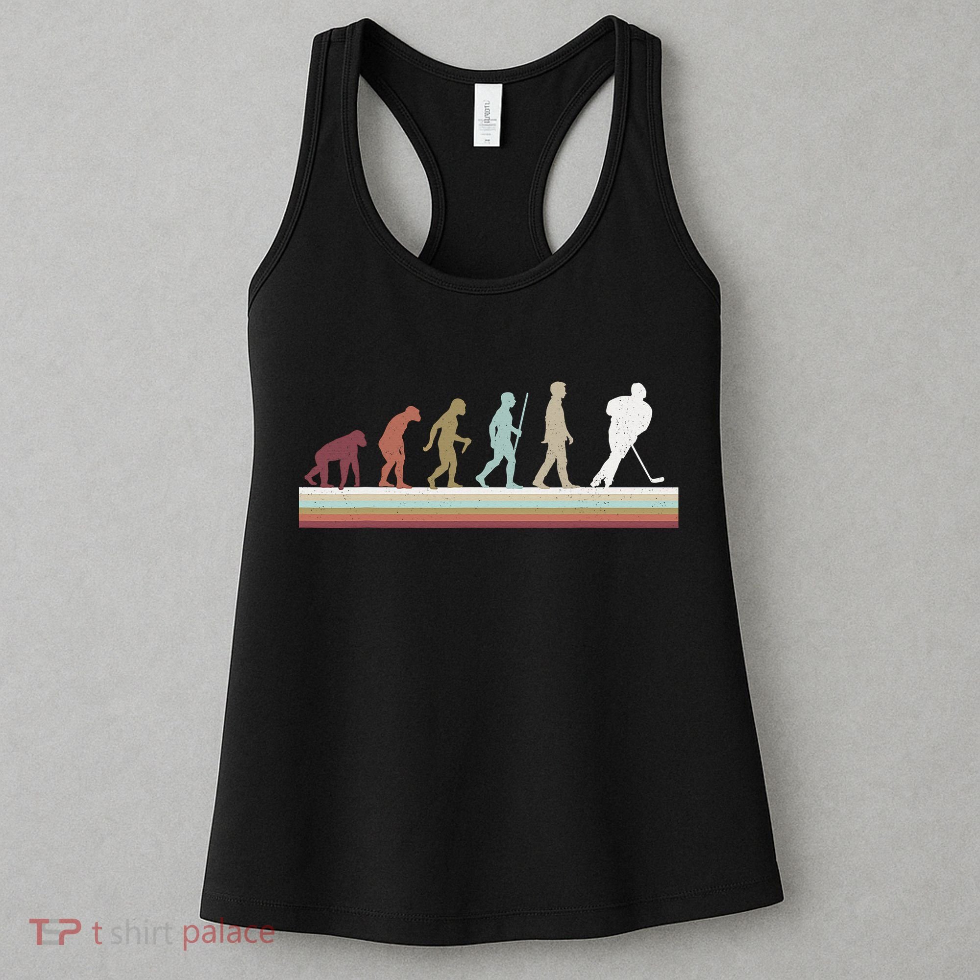 Ice Hockey Retro Evolution For Hockey Player Women's Tank Top