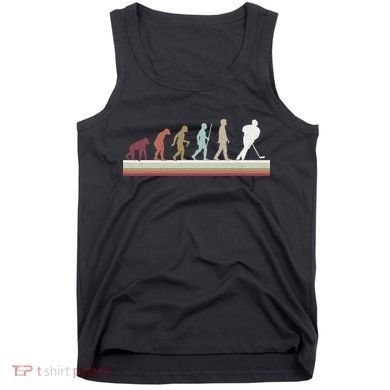 Ice Hockey Retro Evolution For Hockey Player Tank Top