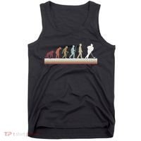 Ice Hockey Retro Evolution For Hockey Player Tank Top thumb 0