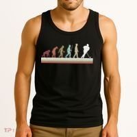Ice Hockey Retro Evolution For Hockey Player Tank Top thumb 3