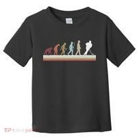 Ice Hockey Retro Evolution For Hockey Player Toddler T-Shirt thumb 0