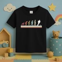 Ice Hockey Retro Evolution For Hockey Player Toddler T-Shirt thumb 3