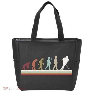Ice Hockey Retro Evolution For Hockey Player Tote Bag