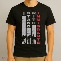 Immigrants Human Rights And I Stand With Immigrants T-Shirt thumb 3