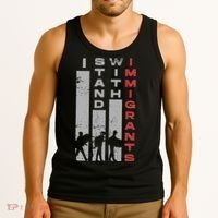 Immigrants Human Rights And I Stand With Immigrants Tank Top thumb 3