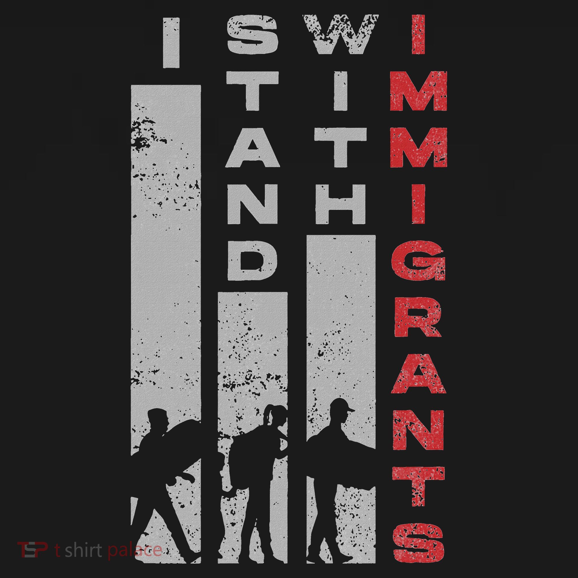 Immigrants Human Rights And I Stand With Immigrants Women's T-Shirt