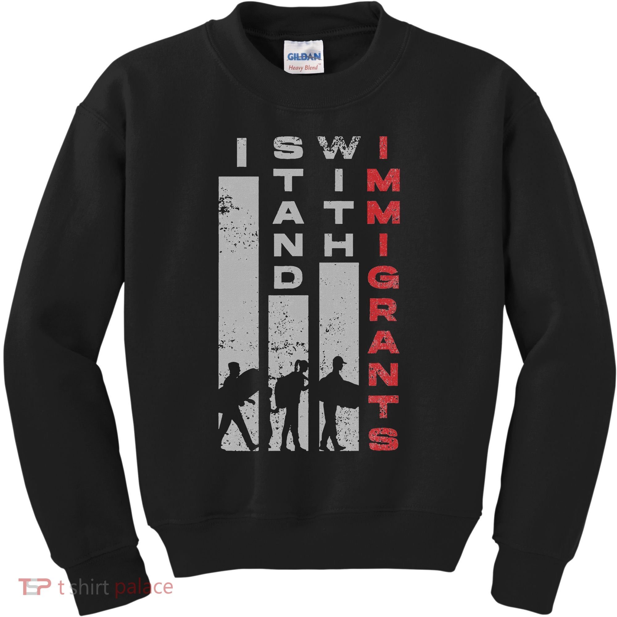 Immigrants Human Rights And I Stand With Immigrants Kids Sweatshirt
