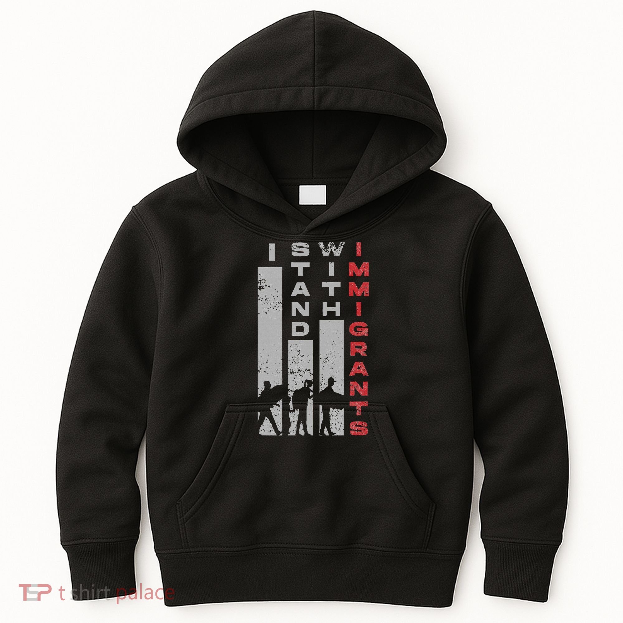 Immigrants Human Rights And I Stand With Immigrants Kids Hoodie
