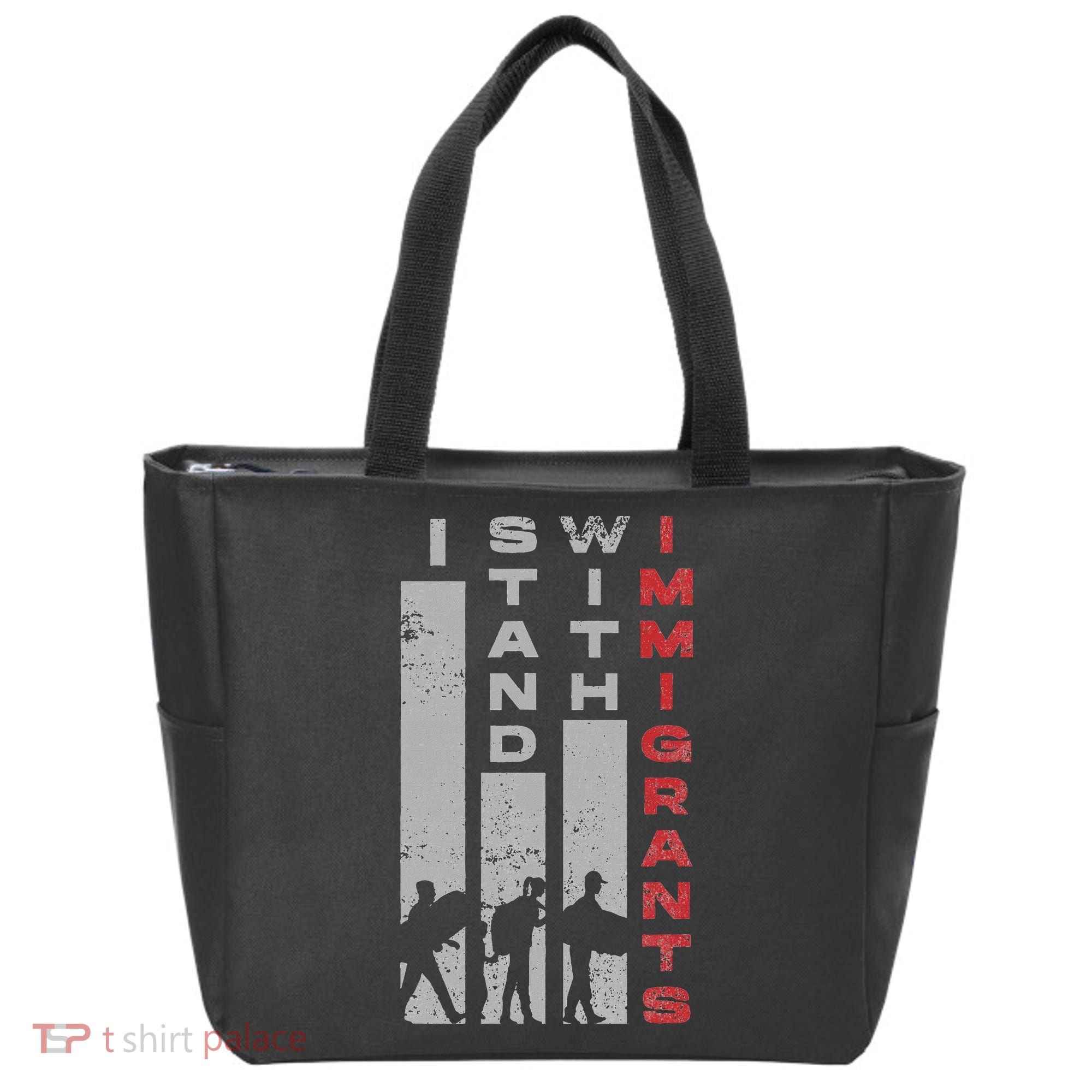 Immigrants Human Rights And I Stand With Immigrants Tote Bag