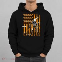 Ice Hockey Skeleton Halloween Ice Hockey Player Hoodie thumb 0