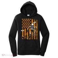 Ice Hockey Skeleton Halloween Ice Hockey Player Women's Hoodie thumb 0