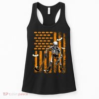 Ice Hockey Skeleton Halloween Ice Hockey Player Women's Tank Top thumb 0