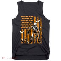 Ice Hockey Skeleton Halloween Ice Hockey Player Tank Top thumb 0