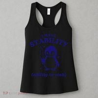 I Have Stability Ability To Stab Funny Penguin Women's Tank Top thumb 3