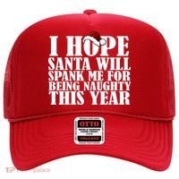 I Hope Santa Will Spank Me For Being Naughty This Year Hat thumb 0