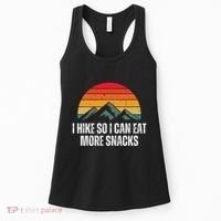 I Hike So I Can Eat More Snacks As A Funny Hiking Women's Tank Top thumb 0