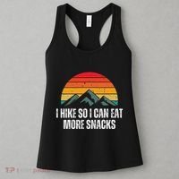 I Hike So I Can Eat More Snacks As A Funny Hiking Women's Tank Top thumb 3