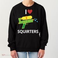 I Heart Squirters Funny Water Gun Women's Sweatshirt thumb 0