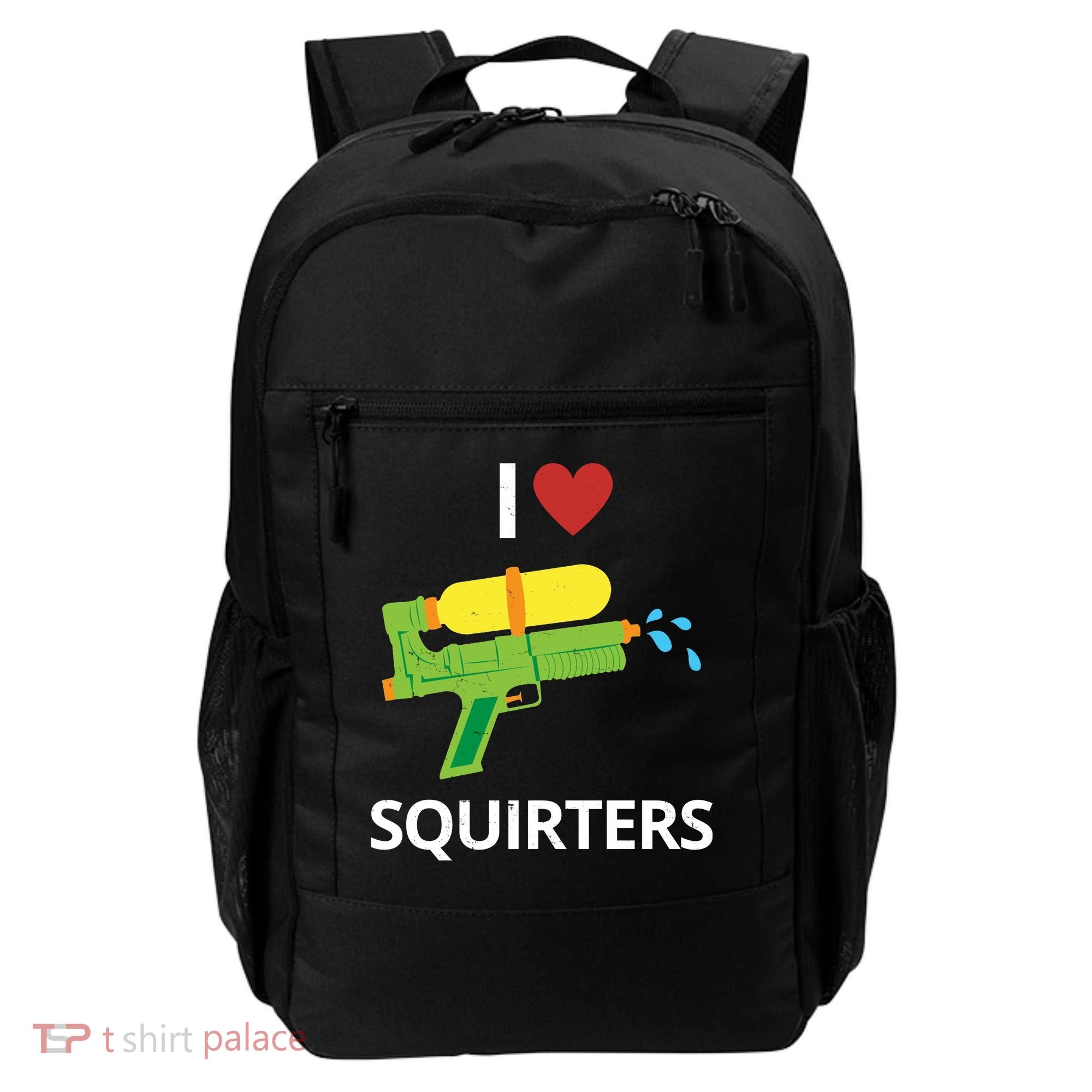 I Heart Squirters Funny Water Gun Backpack