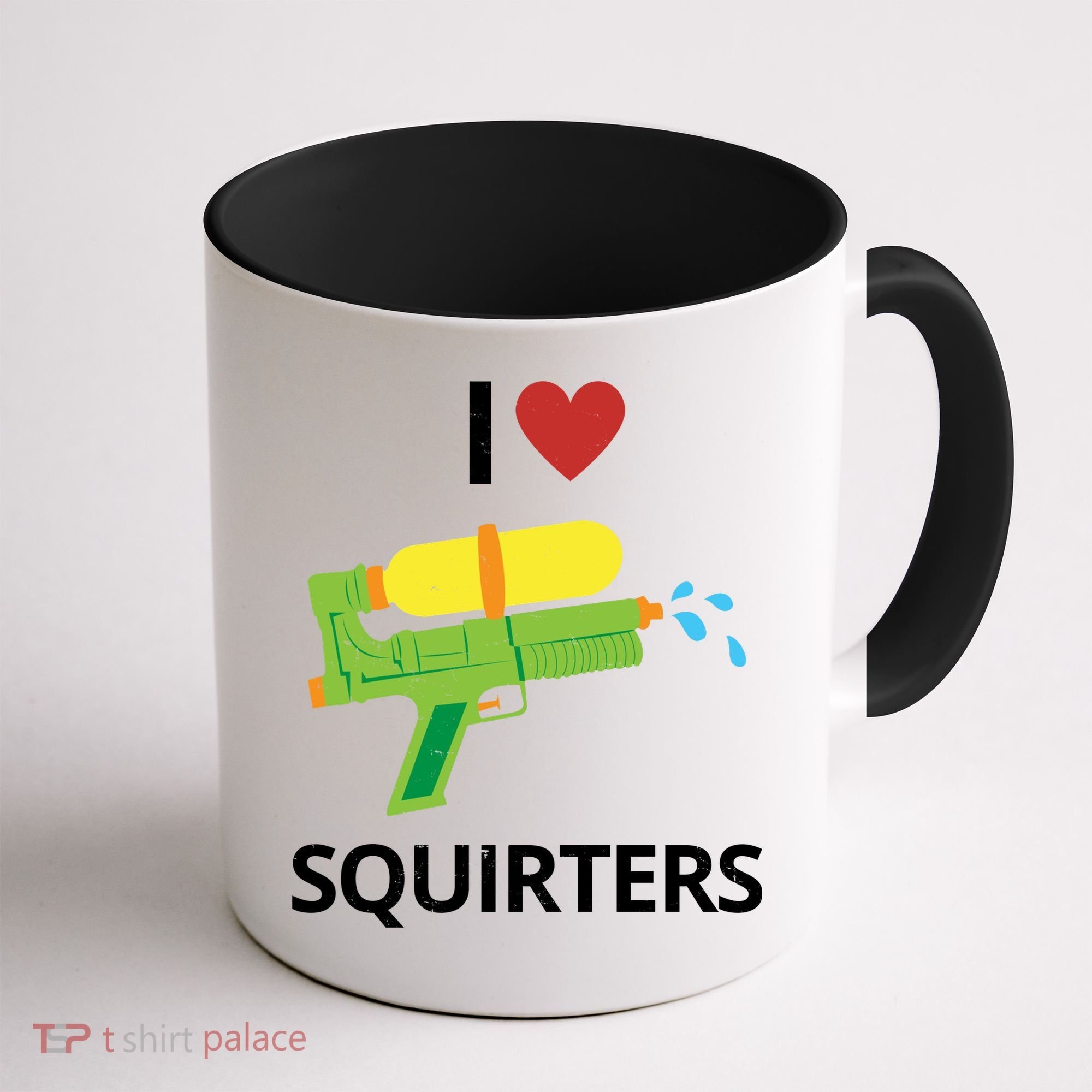 I Heart Squirters Funny Water Gun Coffee Mug