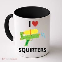 I Heart Squirters Funny Water Gun Coffee Mug thumb 0