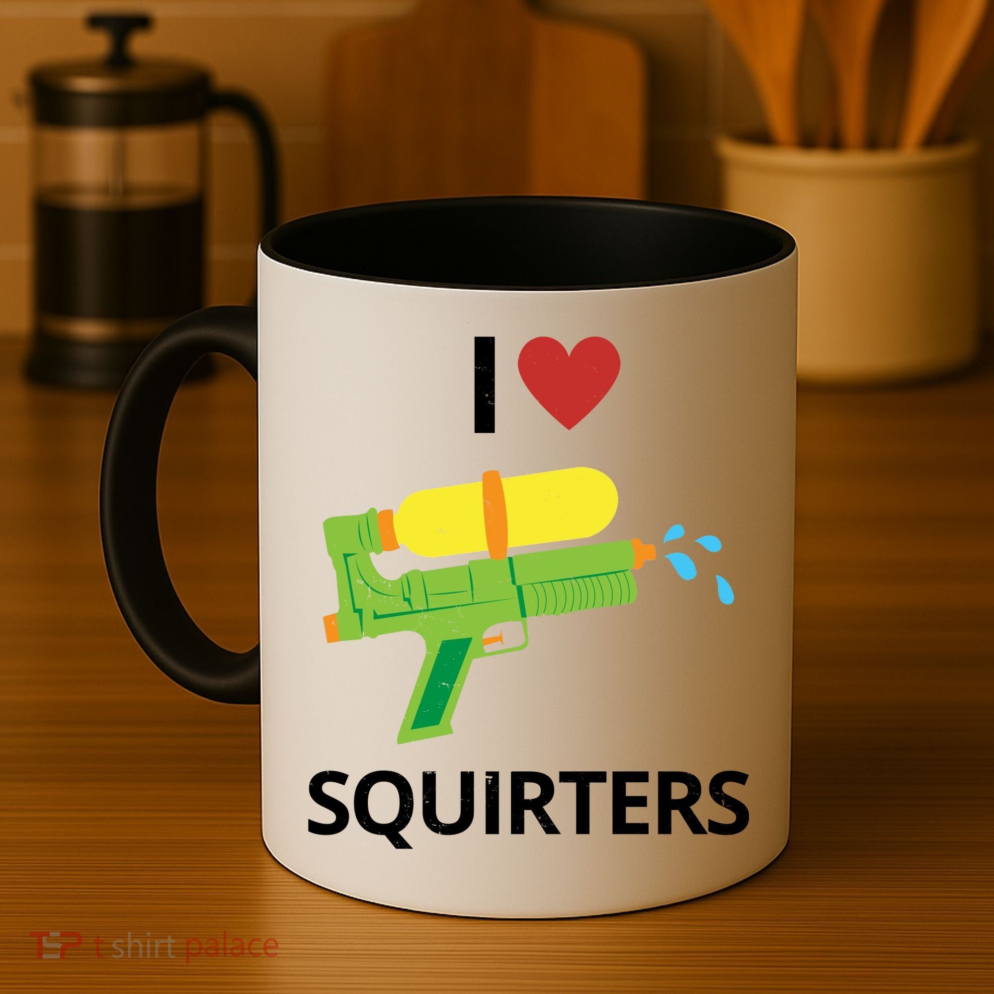 I Heart Squirters Funny Water Gun Coffee Mug