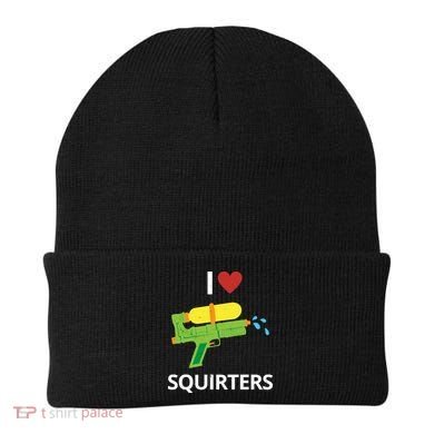 I Heart Squirters Funny Water Gun Beanie