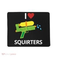 I Heart Squirters Funny Water Gun Mousepad thumb 0