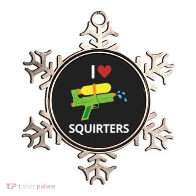 I Heart Squirters Funny Water Gun Ornament