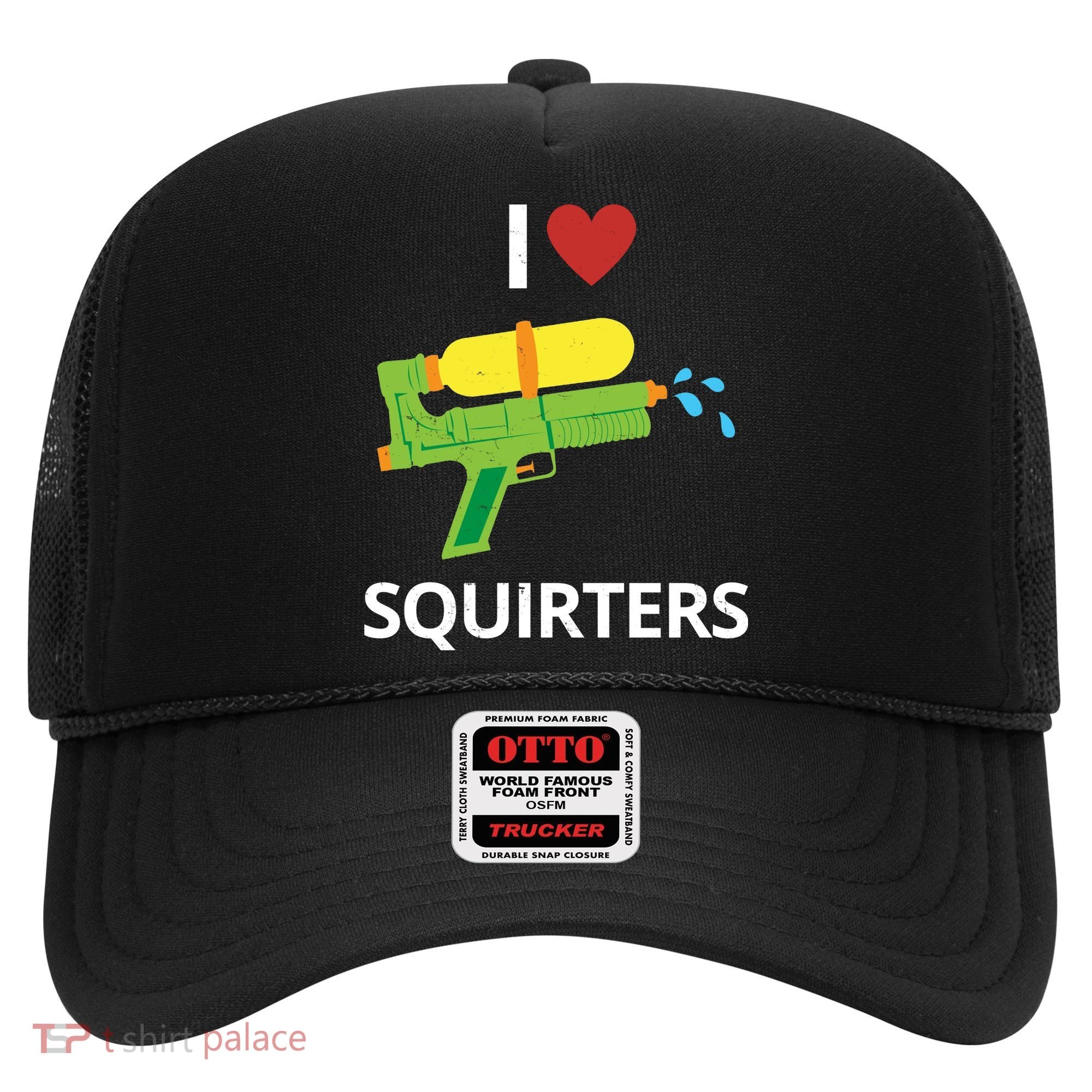 I Heart Squirters Funny Water Gun Hat