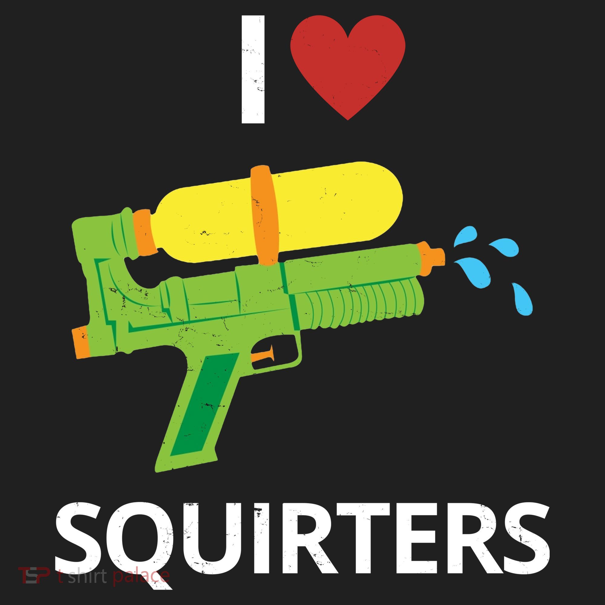 I Heart Squirters Funny Water Gun Hat