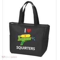 I Heart Squirters Funny Water Gun Tote Bag thumb 3