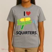 I Heart Squirters Funny Water Gun T-Shirt thumb 4