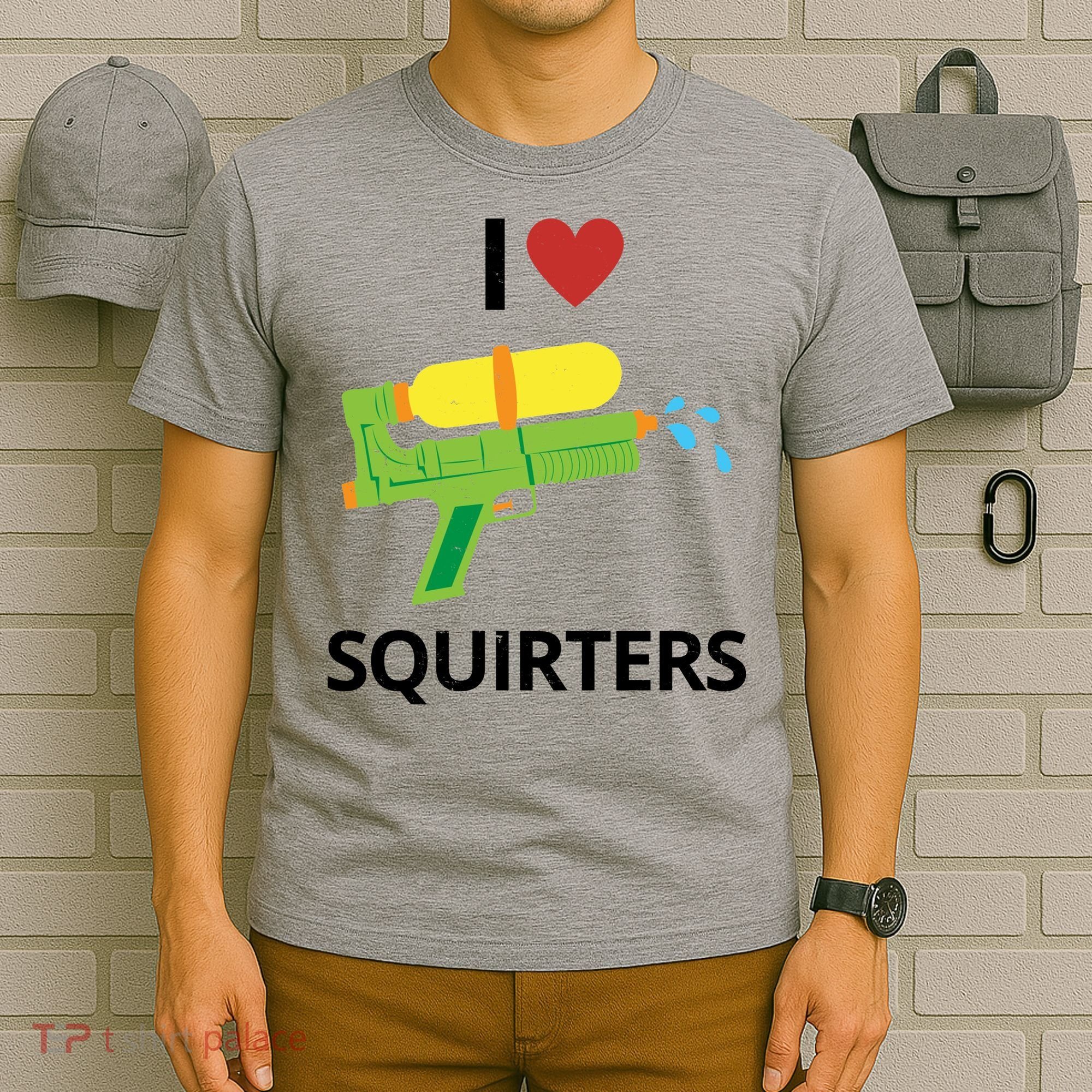 I Heart Squirters Funny Water Gun T-Shirt