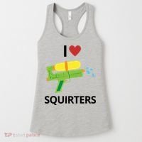 I Heart Squirters Funny Water Gun Women's Tank Top thumb 0