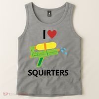 I Heart Squirters Funny Water Gun Tank Top thumb 2